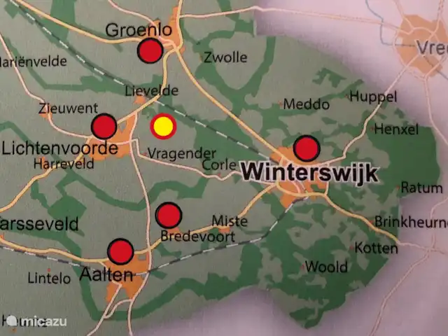 Voor jong en oud is er in de directe omgeving van alles te ontdekken en ondernemen. Ervaar de Achterhoekse mentaliteit; gemoedelijk, nuchter en behulpzaam. Natuurbeleving in combinatie met cultuur en historische elementen. “Voel u welkom” en geniet van de idyllische plekken.
